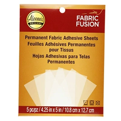 Afbeelding van Aleene&#039;s Zelfklevend Vel Fabric Fusion Permanent 10.8x12.7cm 5 stuks
