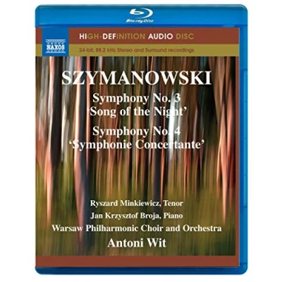 Afbeelding van Warsaw Philharmonic Choir And Orchestra, Antoni Wit Szymanowski: Symphonies Nos. 3 4 (Blu ray)