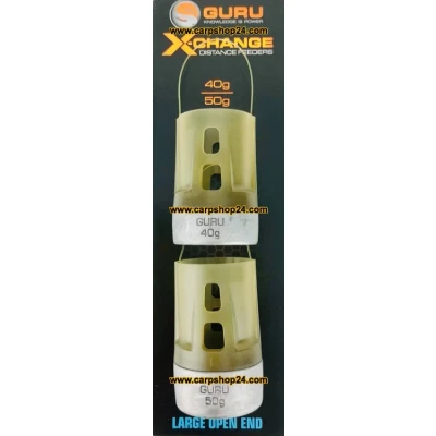 Afbeelding van Guru X Change Distance Feeders Open End (2 pcs) Maat : Large 40 50g