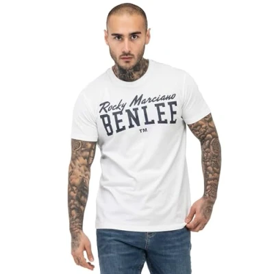 Afbeelding van Benlee T Shirt Logo normale Passform White 4XL