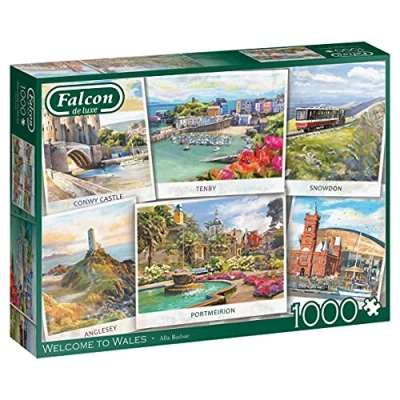 Afbeelding van Falcon puzzel Welcome to Wales Legpuzzel 1000 stukjes