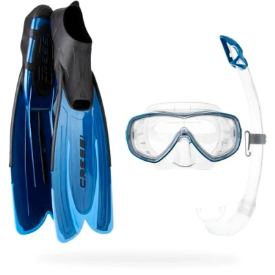 Afbeelding van Cressi Agua Snorkelset Blauw EU 41 42