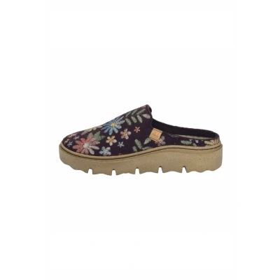 Afbeelding van Josef Seibel Carmaux Muiltjes, Dames, Maat: 40, Purple multi Vilten schaapswol