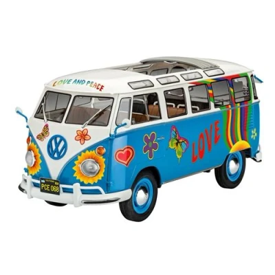 Image de Revell kit modèle 1VW T1 Flower Power:24 blanc 169 pièce