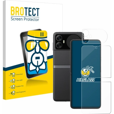 Afbeelding van BROTECT Screenprotector voor Blackview Hero 10 (Voor+Achter) Folie Beschermfolie Beschermglas transparant
