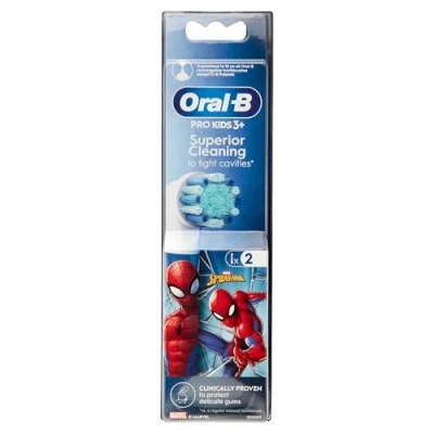 Afbeelding van Oral B PRO Spiderman Opzetborstels, vanaf 3 jaar 2 stuks