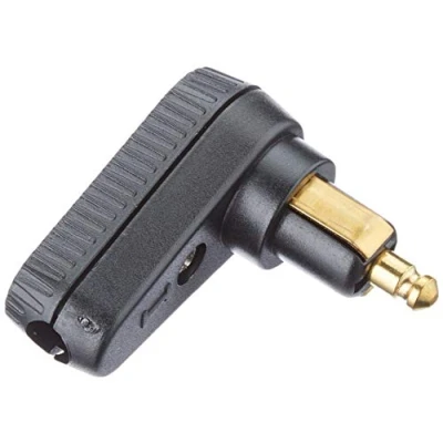 Afbeelding van BAAS DIN Winkelstecker BA12 Haakse Stekker Stroombelasting (max.): 8 A Geschikt voor Standaardcontactdozen 6 24 V=