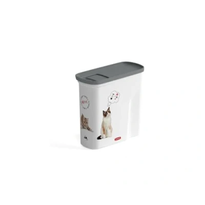 Afbeelding van Curver Voedselcontainer Kat Wit 6L 2,5Kg