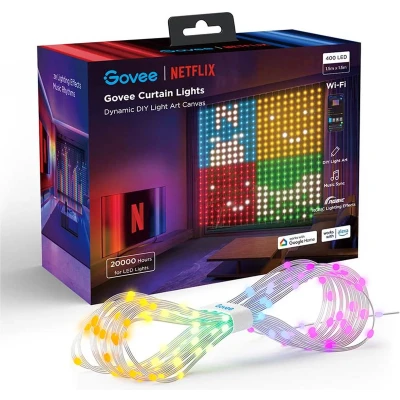 Afbeelding van Govee Wifi &amp; Bluetooth Curtain Light (Netflix Co branding version)