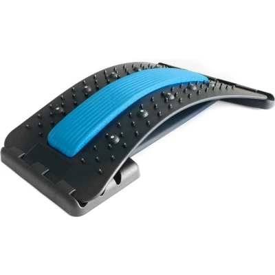 Afbeelding van EarKings Backstretcher Massage Apparaat met Zachte Pads Verstelbare Rugstretcher voor Optimale Ontspanning