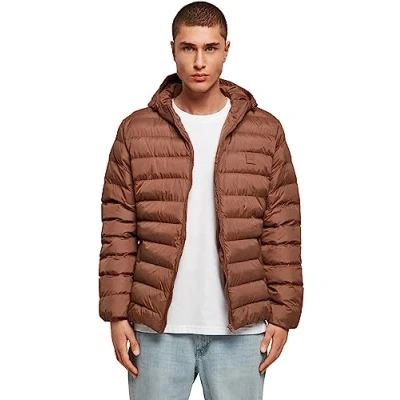 Image de Urban Classics Veste Basic Bubble pour homme, écorce, XL