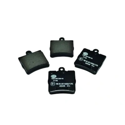 Afbeelding van HELLA 8DB 355 008 961 Remblokkenset Niet geschikt voor slijtage waarschuwingscontact MERCEDES BENZ: C Class Saloon, Coupe, CLK Coupe