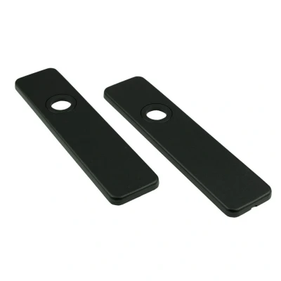 Afbeelding van Ami Kortschild rechthoekig 185x44x6,5mm blind aluminium gitzwart