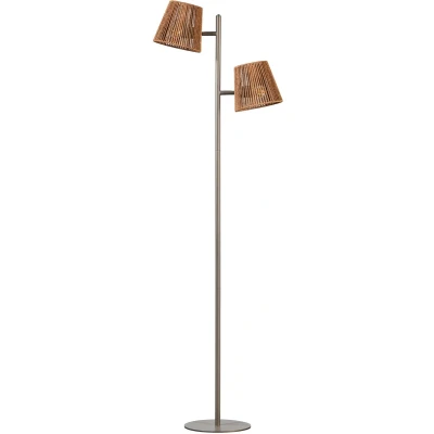 Afbeelding van ETH Daan Vloerlamp 2xE27 Anodic brown