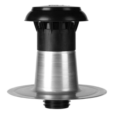 Afbeelding van Anjo Vent Alu 3000 dakontluchtingskap 110 125 mm platdak dubbelwandig