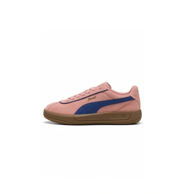 Afbeelding van Puma Klassika Sneakers laag, Dames, Maat: 35.5, Pink fruit blazing blue gold Leer/ synthetisch