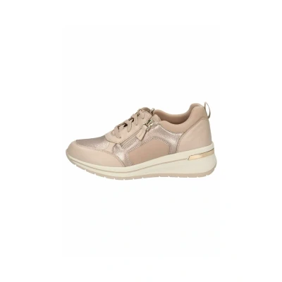 Afbeelding van Caprice 9 23304 43 damessneakers, Beige kam