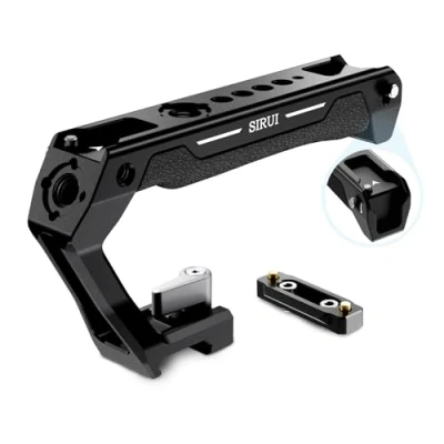 Afbeelding van SIRUI Bovenste handgreep met NATO rail, lichte Top Handle siliconen voor camerakooi, universele aan de bovenkant koude pads, 1/4 inch schroefdraad en 3/8 Arri