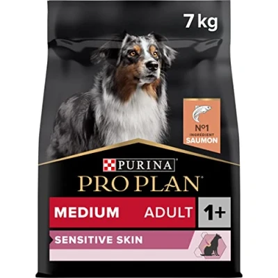Afbeelding van PROPLAN Gevoelige huid met Optiderma kroketten Rijk aan zalm Voor volwassen honden van gemiddelde grootte 7 kg