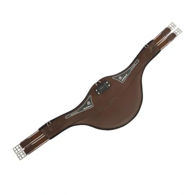 Afbeelding van Acavallo Singel Comfort Gel met Buikflap Bruin 130cm