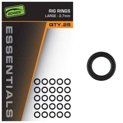 Afbeelding van Fox Edges Essentials Rig Rings (25 pcs) Maat : Small 2.5mm