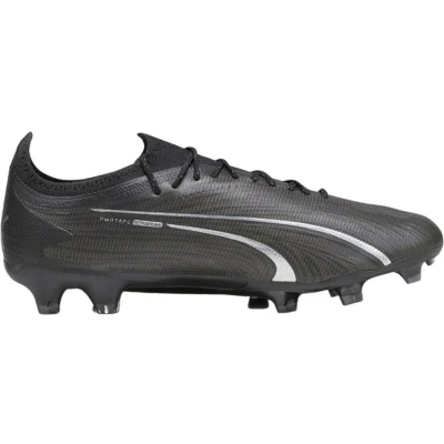 Afbeelding van Puma Ultra Ultimate FG/AG Voetbalschoenen met kunststof noppen, Heren, Maat: 46, Black/asphalt Kunststof/ textiel