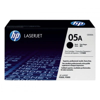 Afbeelding van HP 05A originele zwarte LaserJet tonercartridge (CE505A)