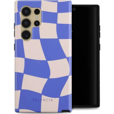 Afbeelding van Selencia Hoesje Geschikt voor Samsung Galaxy S24 Ultra Vivid Backcover Groovy Sapphire Blue