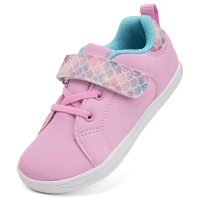 Afbeelding van Lichte en ademende minimalistische wandelschoenen voor kinderen, Roze