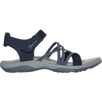 Afbeelding van Skechers Stretch FIT Sandalen, Dames, Maat: 38, Nvy navy Textiel/ synthetisch