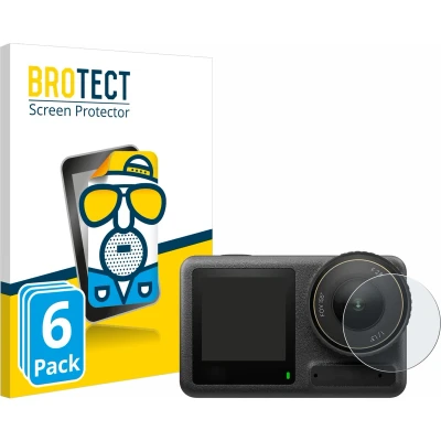 Afbeelding van BROTECT Screenprotector voor DJI Osmo Action 4 (Lens) Folie Beschermfolie matte (6 Stuks)