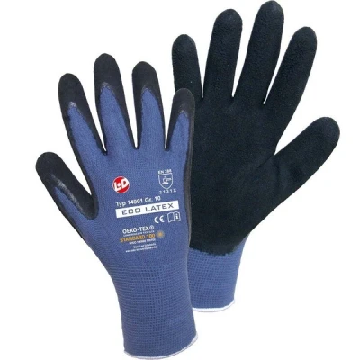 Afbeelding van L+D worky ECO LATEX FOAM 14901 8 Werkhandschoen Viscose Maat (handschoen): 8, M EN 388 Cat II 1 paar
