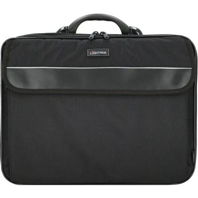 Afbeelding van Lightpak Laptoptas CORN 44 x 33,5 21 cm zwart JU 46075
