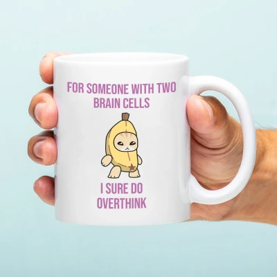 Afbeelding van Mok For someone with two brain cells