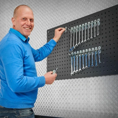 Afbeelding van Basis set haken voor gereedschapsbord 5 cm