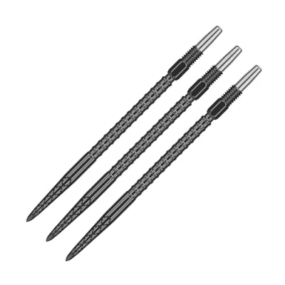 Afbeelding van Target Darts Swiss Point DS Dartpijlpunt, 40 mm, zwart, dartwissel, professionele accessoires voor SP dartpijlen, 3 stuks