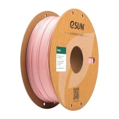Afbeelding van eSUN PLA+ filament 1,75 mm, voor 3D printers PLA Plus, maatnauwkeurigheid +/ 0,03 spoel 1 kg (2,2 lbs) filament, perzikroze