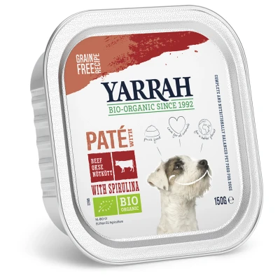 Afbeelding van Yarrah Bio Alu Pate Graanvrij 150 g Hondenvoer Rund&amp;Spirulina