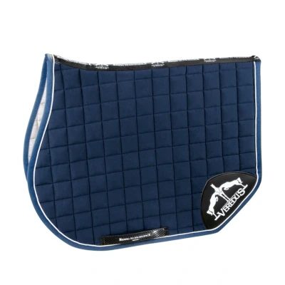 Image de Veredus Tapis de Selle Microfiber S1 Saut Bleu Cob/Full