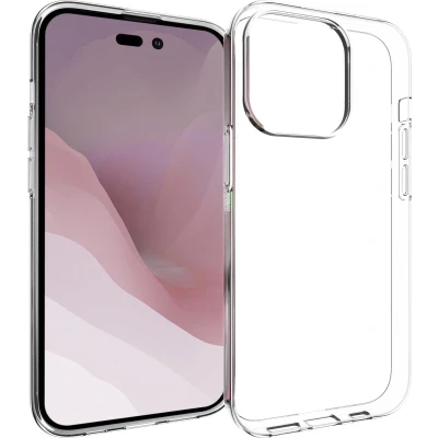 Afbeelding van Accezz Hoesje Geschikt voor iPhone 14 Pro Siliconen Clear Backcover Transparant