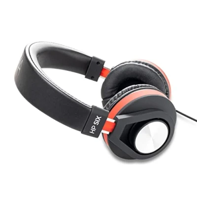 Image de GEWA Casque HP Six fermé, supra aural, noir rouge