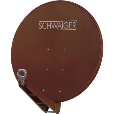 Afbeelding van Schwaiger SPI085PR Satellietschotel 85 cm Reflectormateriaal: Aluminium Steenrood