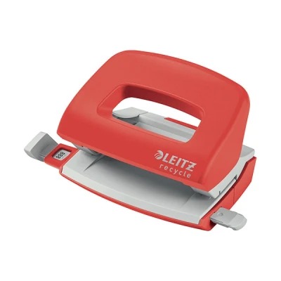 Image de Leitz NeXXt Recycle mini perforatrice 2 trous (10 feuilles) rouge