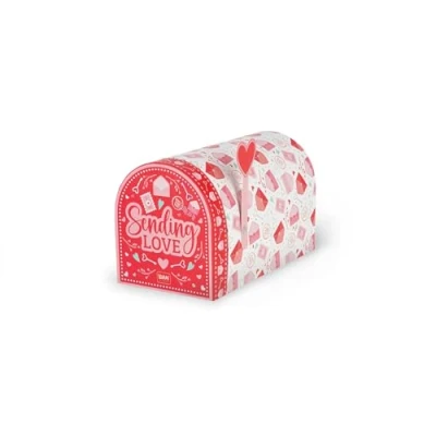 Afbeelding van Legami Love Mailbox geschenkdoos, geschenkdoos van FSC gecertificeerd papier, Letters, medium, 8,5 x 10,1 15,8 cm