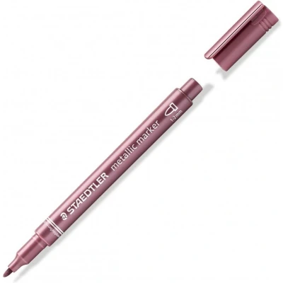Afbeelding van Staedtler markeer stift metallic rood
