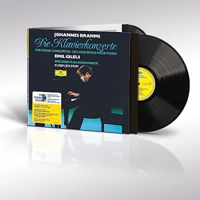 Afbeelding van Emil Gilels, Berliner Philharmoniker &amp; Eugen Jochum Brahms: Piano Concertos Nos. 1 2 (LP)