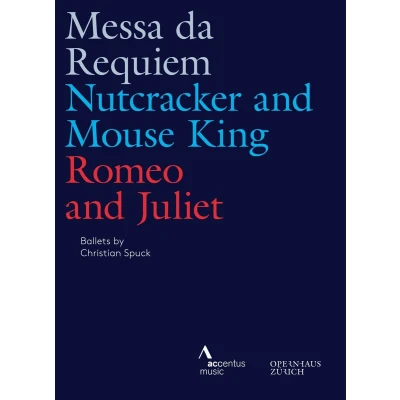 Afbeelding van Philharmonia Zürich, Chor der Oper Paul Connelly, Michail Jurowski Messa Da Requiem Nutcracker And Mouse King Rom (3 DVD)