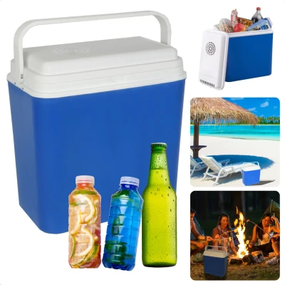 Afbeelding van Cheqo Auto Koelbox 22L Draagbaar en Elektrisch 12V Autokoelbox Frigobox Ideaal voor Camping Kunststof