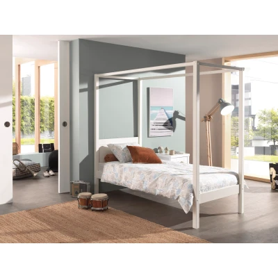 Afbeelding van LUCEVI Pino Hemelbed 90x200cm Wit