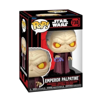 Afbeelding van Star Wars Emperor Palpatine vinylfiguur 738 Funko Pop! meerkleurig